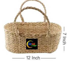 Oval M-Bag – Handwoven Eco-Friendly Small Basket Bag