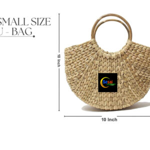 Small U-Bag – Handwoven Eco-Friendly Mini Basket Tote