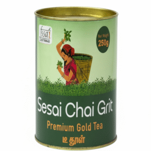 Sesai Chai Grit – Premium Gold Tea 250g | Strong & Aromatic Tea Dust in Tin Pack